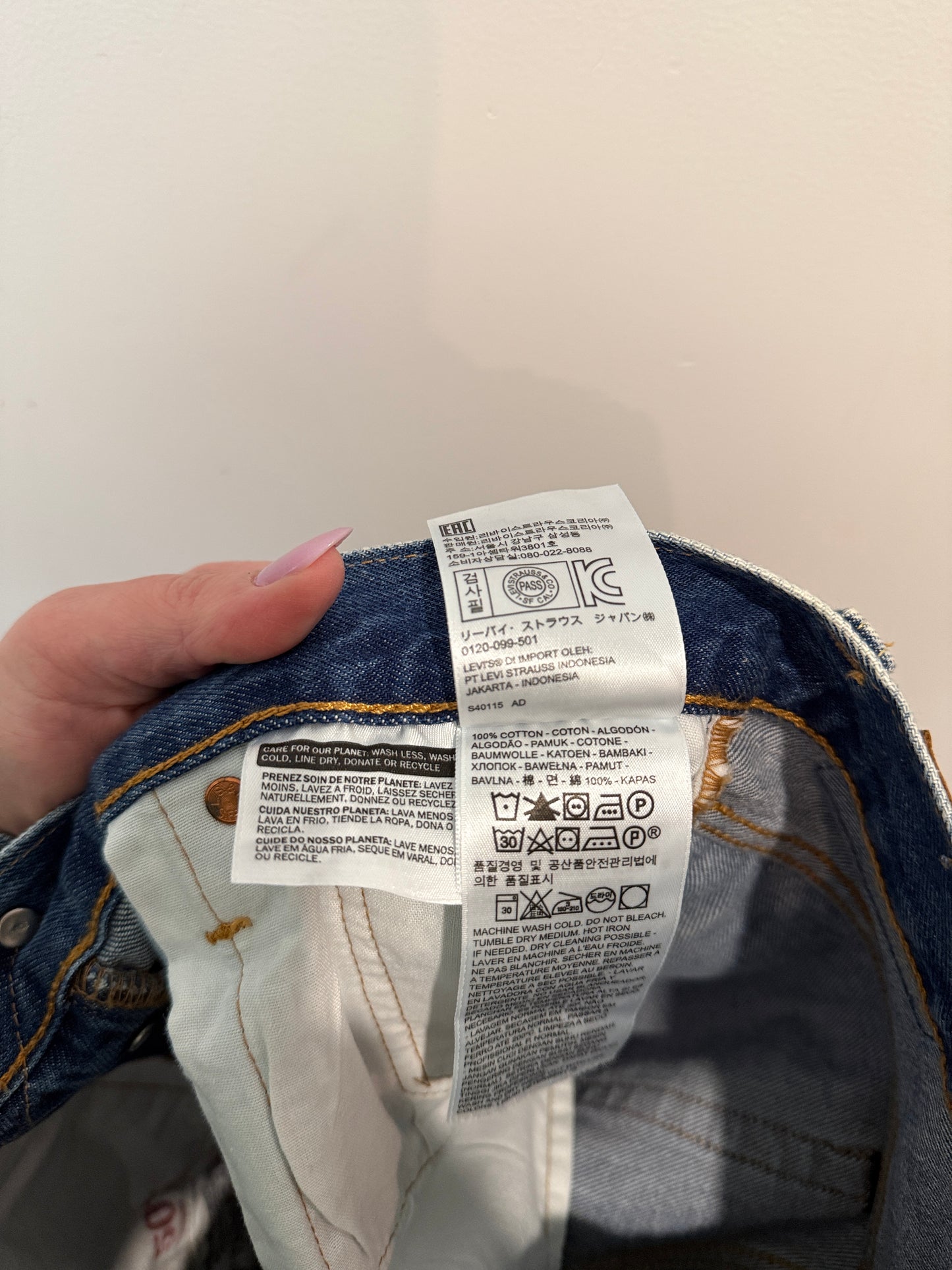 Levi's 501 Skinny Jeans Size 25