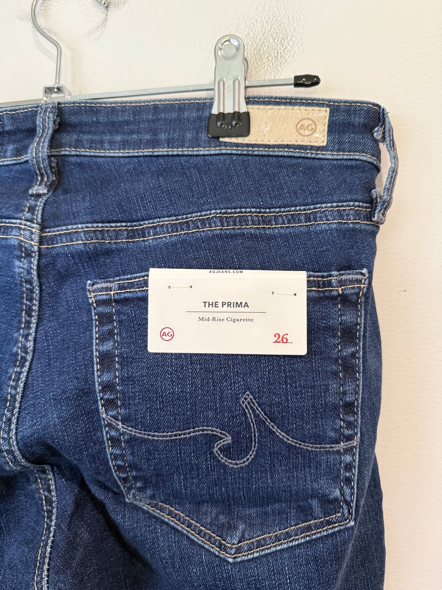 AG The Prima Cigarette Jeans Size 26