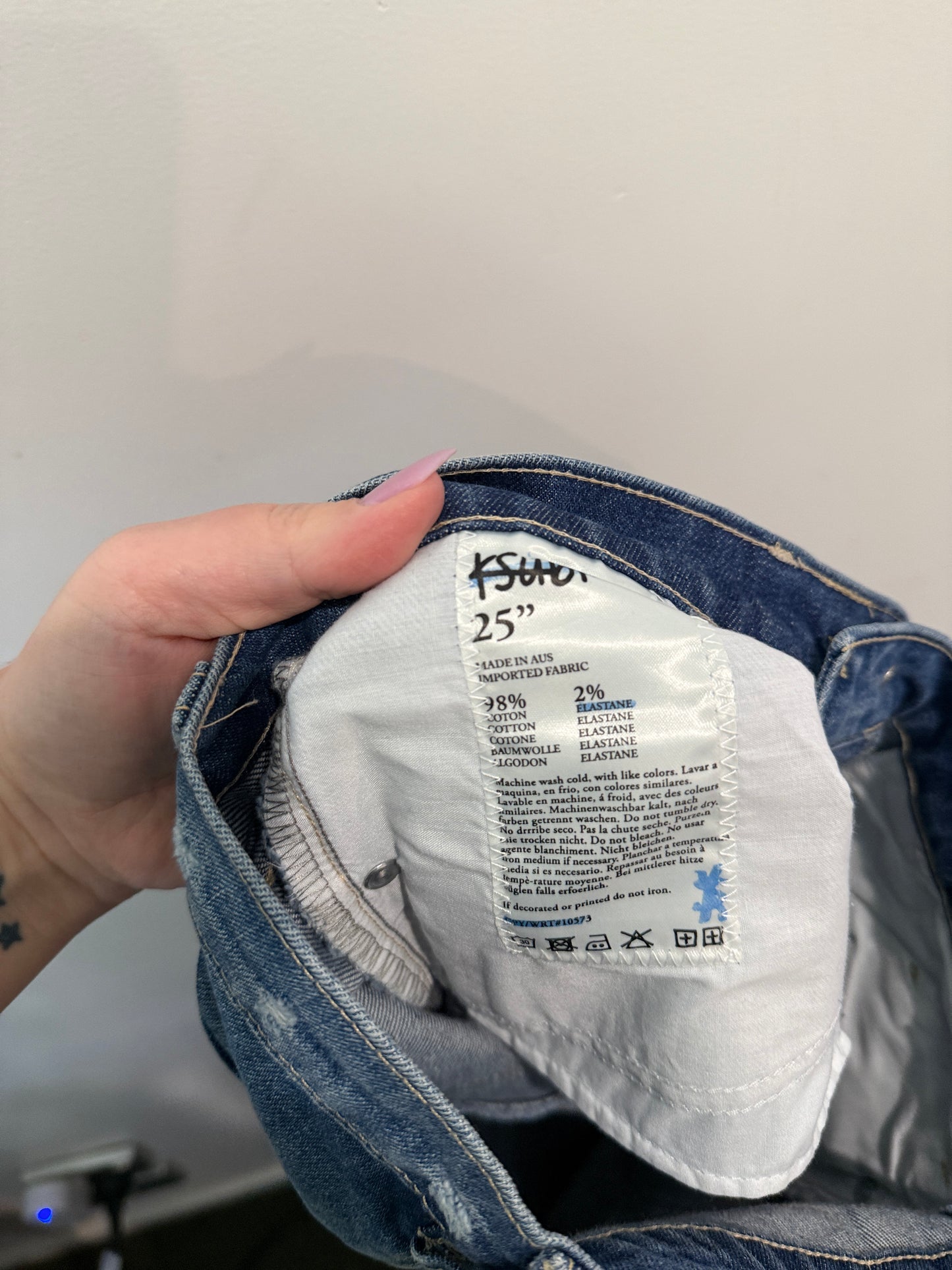 Ksubi Joplin Flare Jeans Size 25
