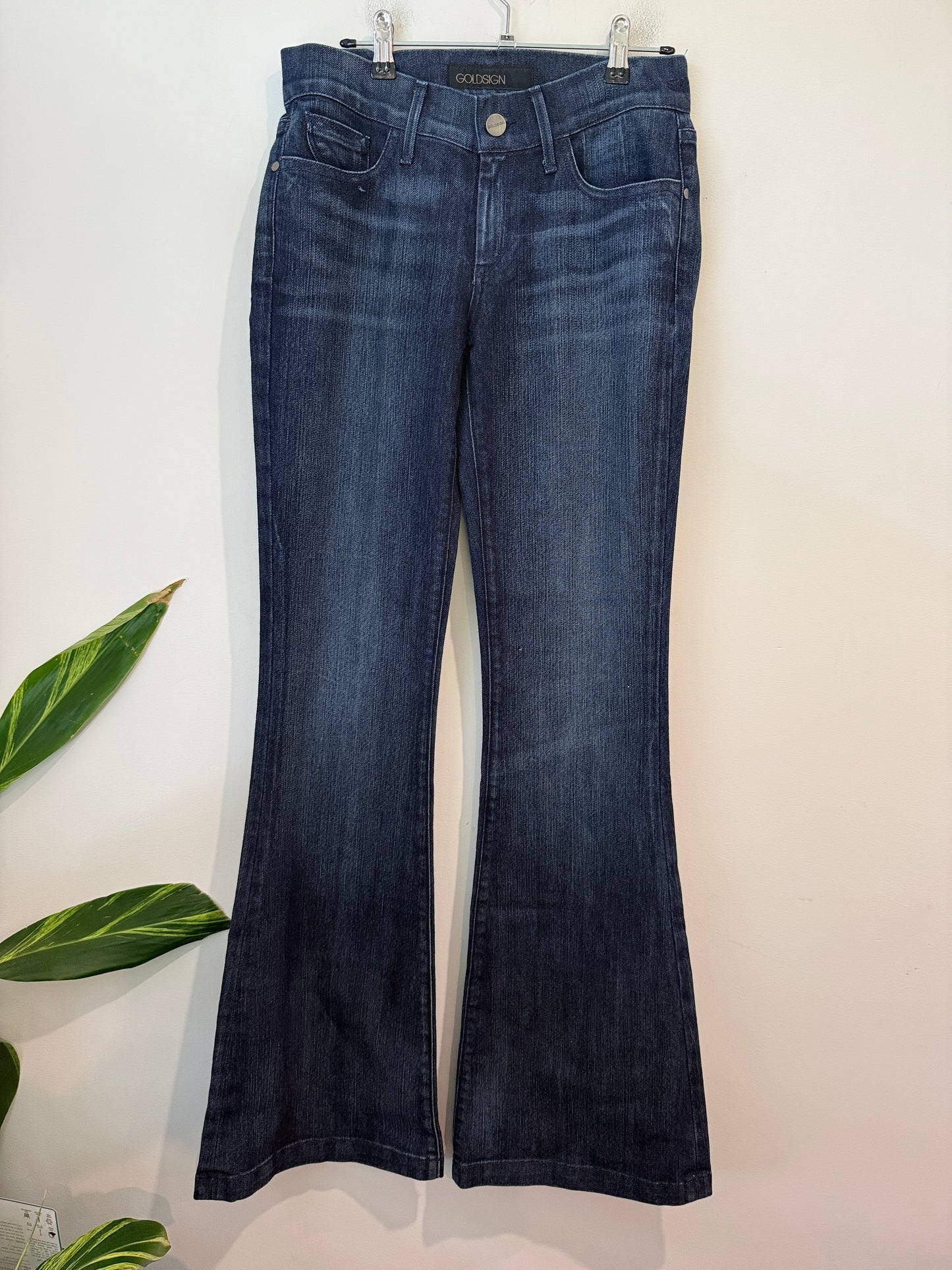 Goldsign Silver Flare Jeans Size 29