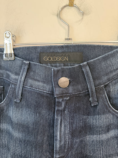 Goldsign Silver Flare Jeans Size 29