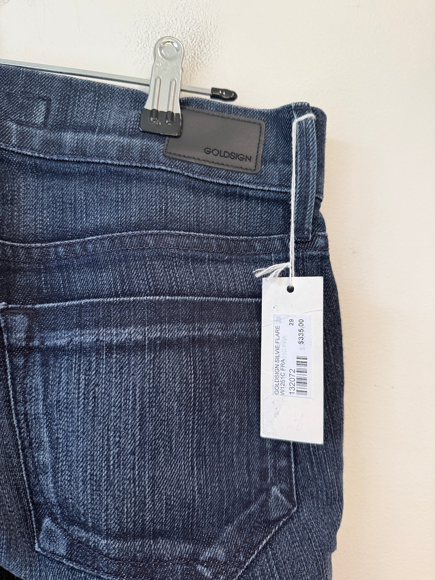 Goldsign Silver Flare Jeans Size 29