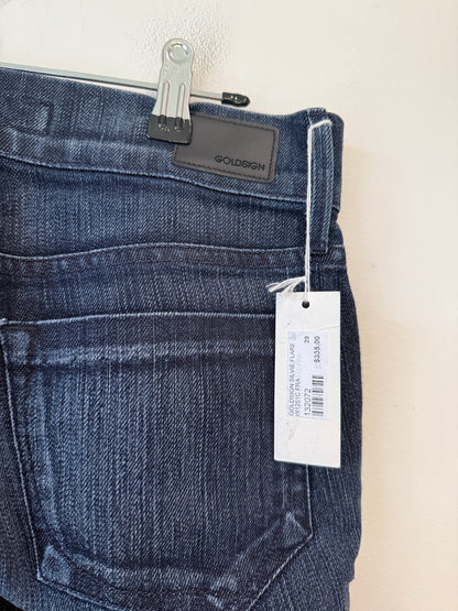 Goldsign Silver Flare Jeans Size 29