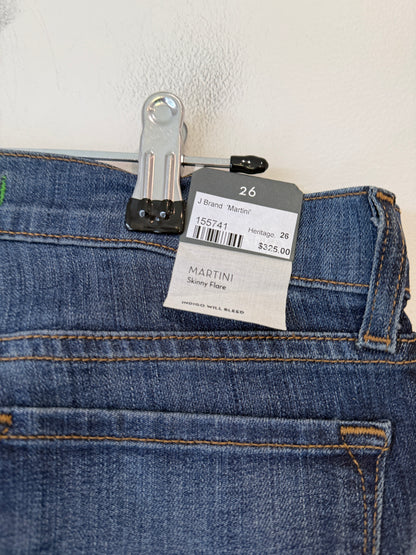 J Brand Martini Skinny Flare Jeans Size 26
