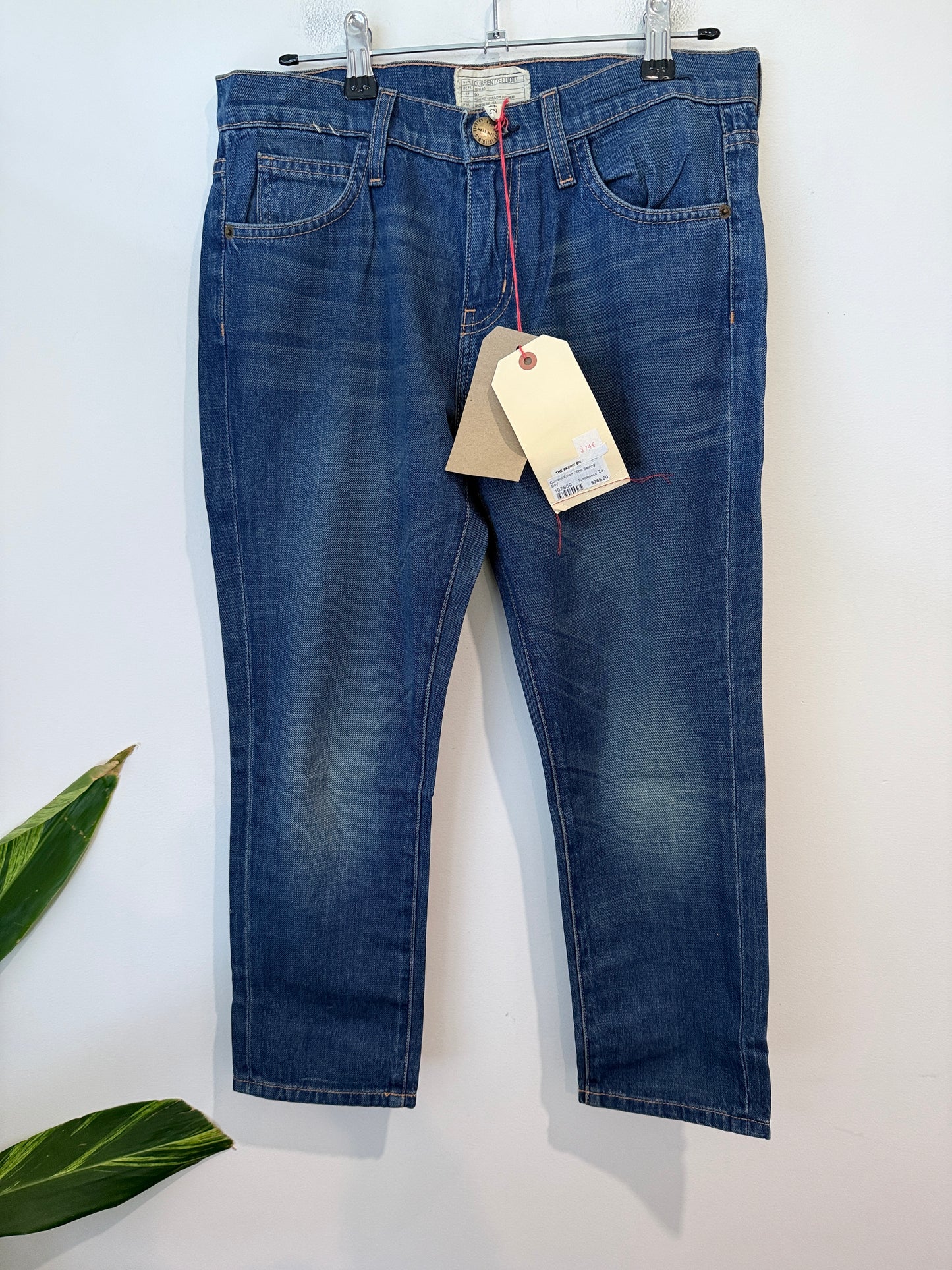 Current/Elliott The Skinny Boy Jeans Size 24