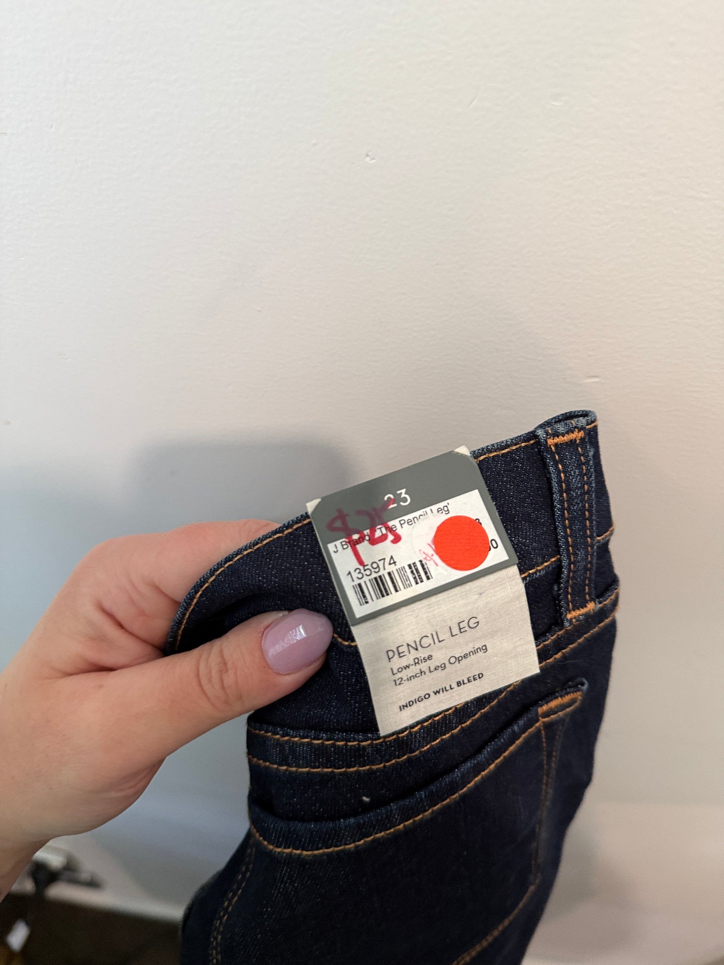 J Brand The Pencil Leg Jeans Size 23