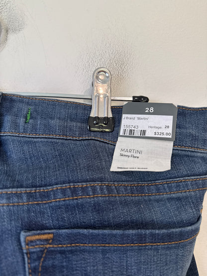 J Brand Martini Skinny Flare Jeans Size 28