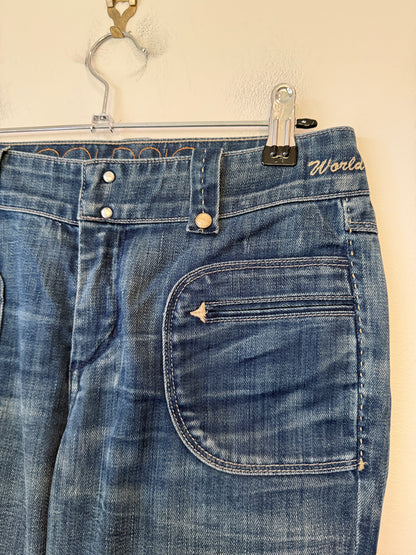Goldsign Wide Leg Jeans Size 24