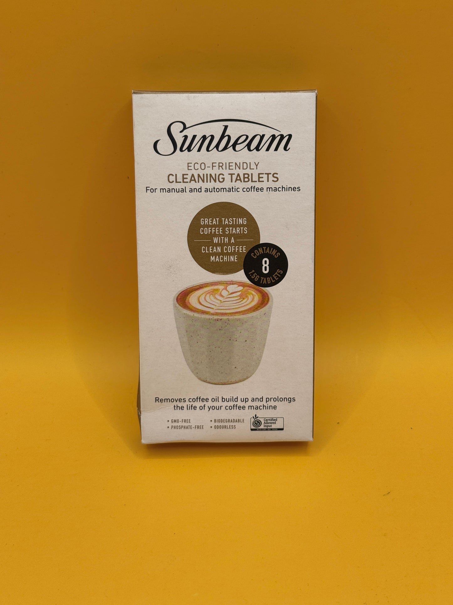 Sunbeam Eco-Friendly Coffee Machine Cleaning Tablets 8 Pack