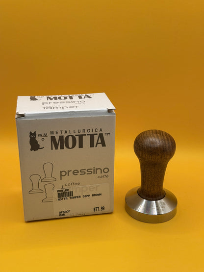 Motta Pressino Coffee Tamper 58mm Brown