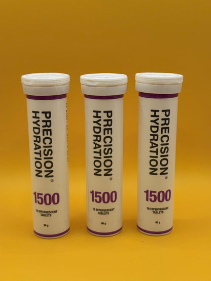 Precision Hydration PH 1500 Electrolyte Tablets – 3 Tubes (30 Tablets)