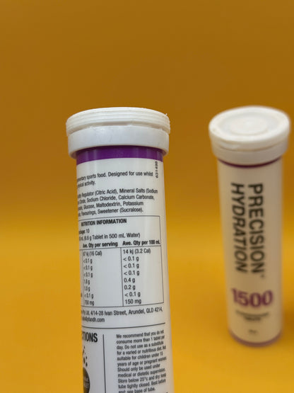 Precision Hydration PH 1500 Electrolyte Tablets – 3 Tubes (30 Tablets)