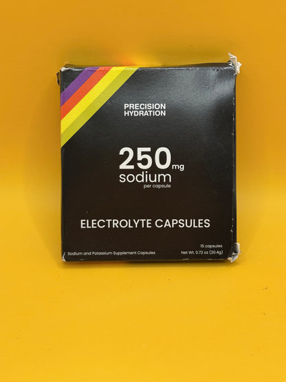 Precision Hydration Electrolyte Capsules 250mg Sodium – 15 Capsules