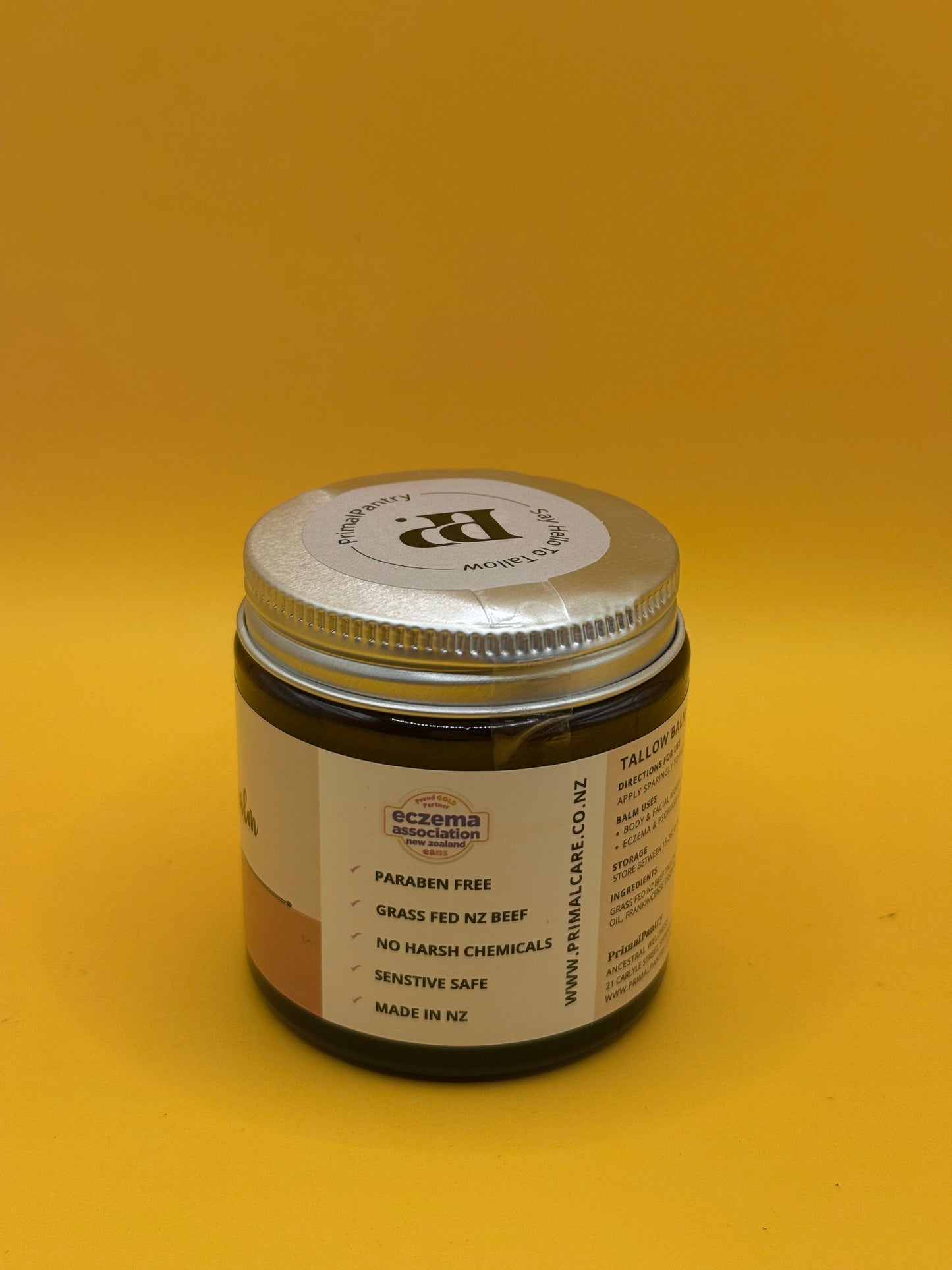 PrimalCare Grass Fed Tallow Face & Body Balm Frankincense – 120ml