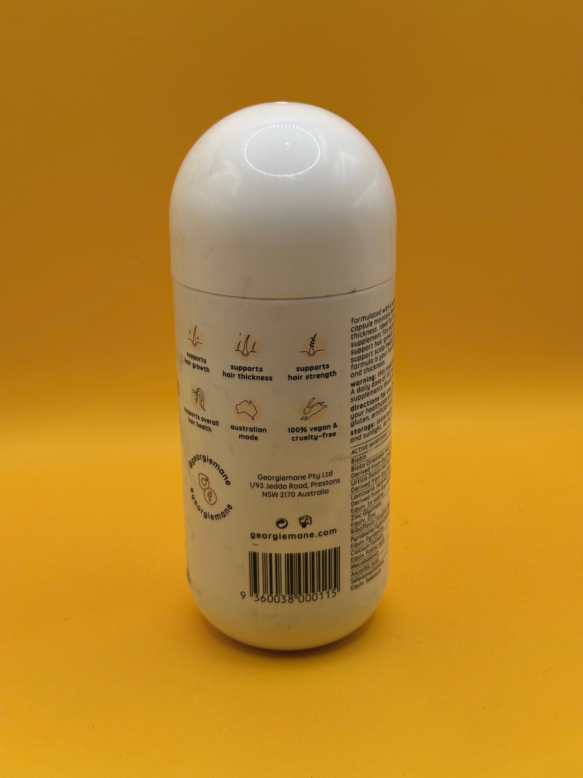 Georgiemane Hair Growth Capsules 120 Pack