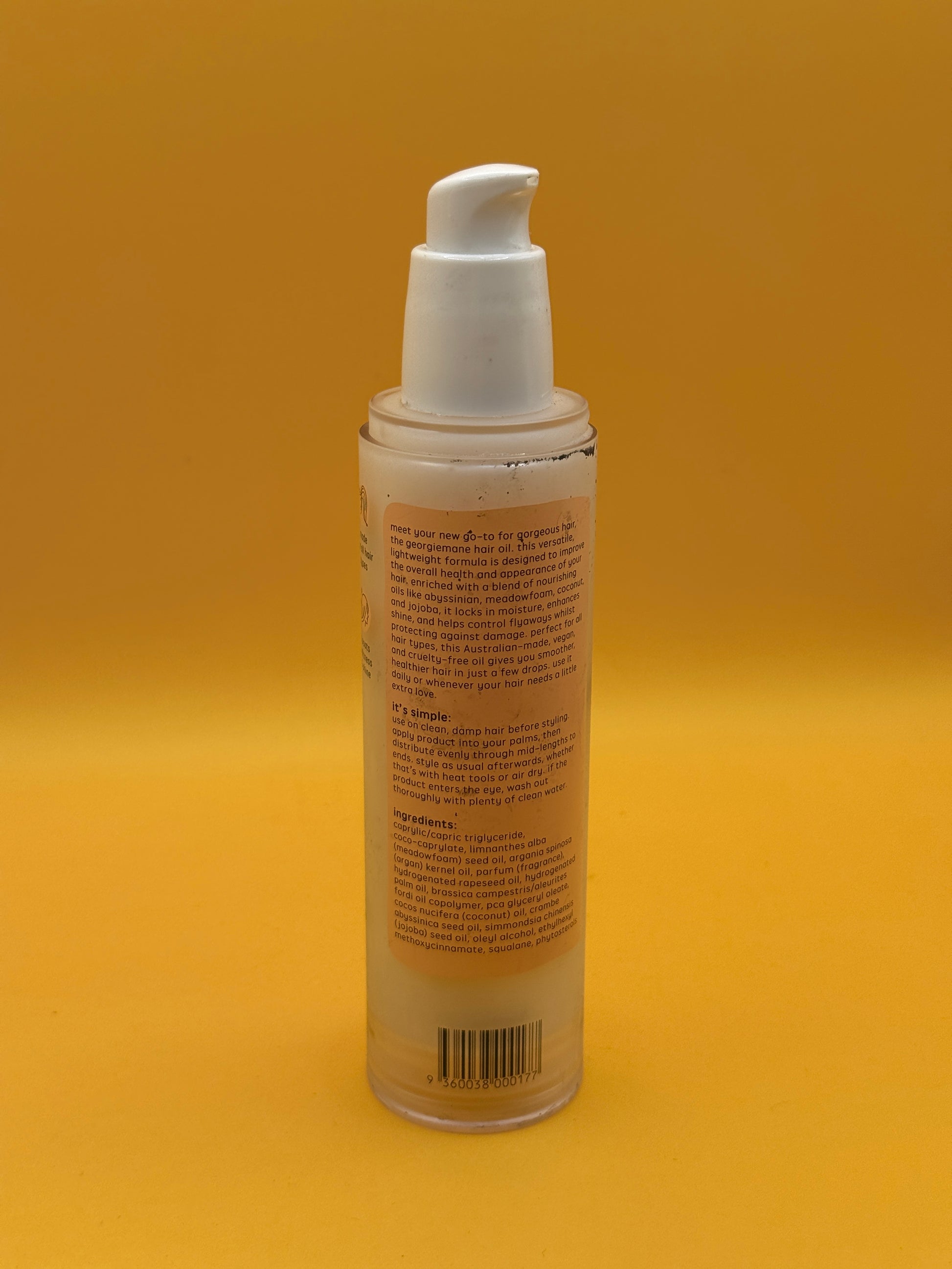 Georgiemane Hair Smoothing Oil 100ml