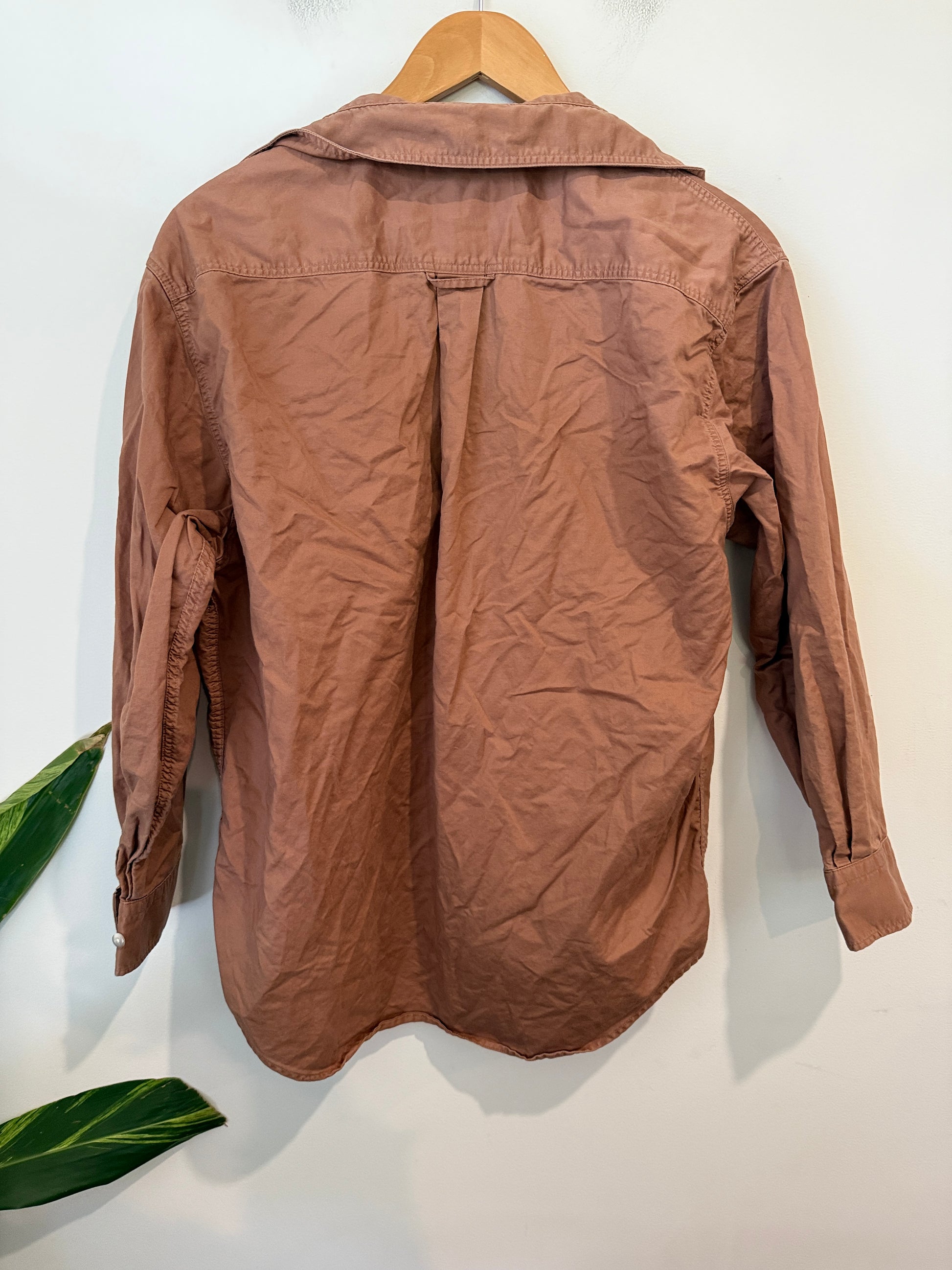 Uniqlo U Size S Twill Button Up Shirt