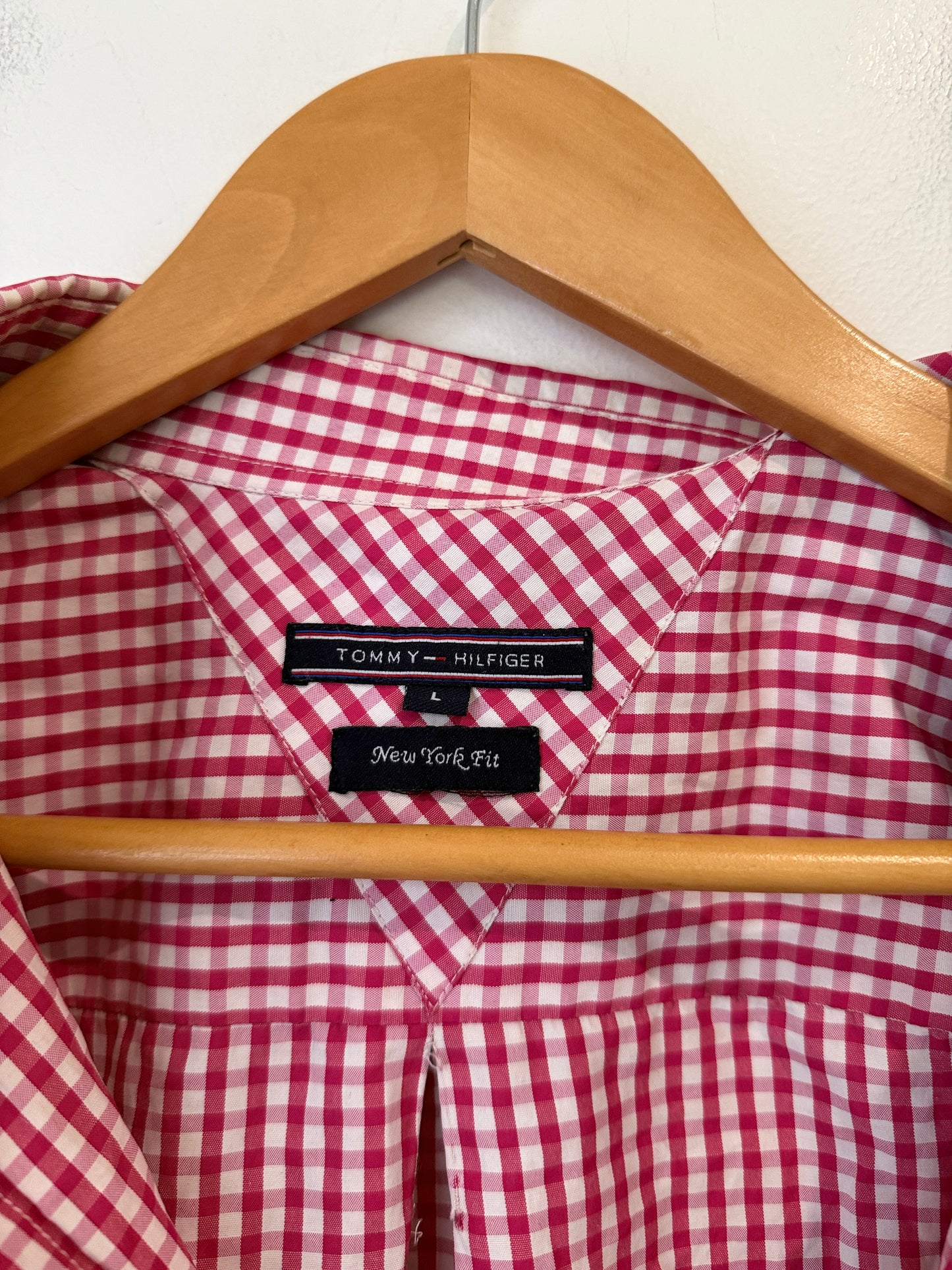 Tommy Hilfiger Size L Gingham Check Shirt