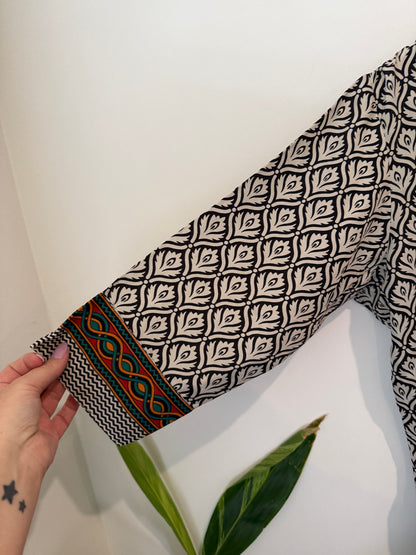 Unbranded Boho Block Print Tunic Dress
