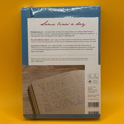 Some Lines a Day: The Five Year Memory Book by Leuchtturm1917