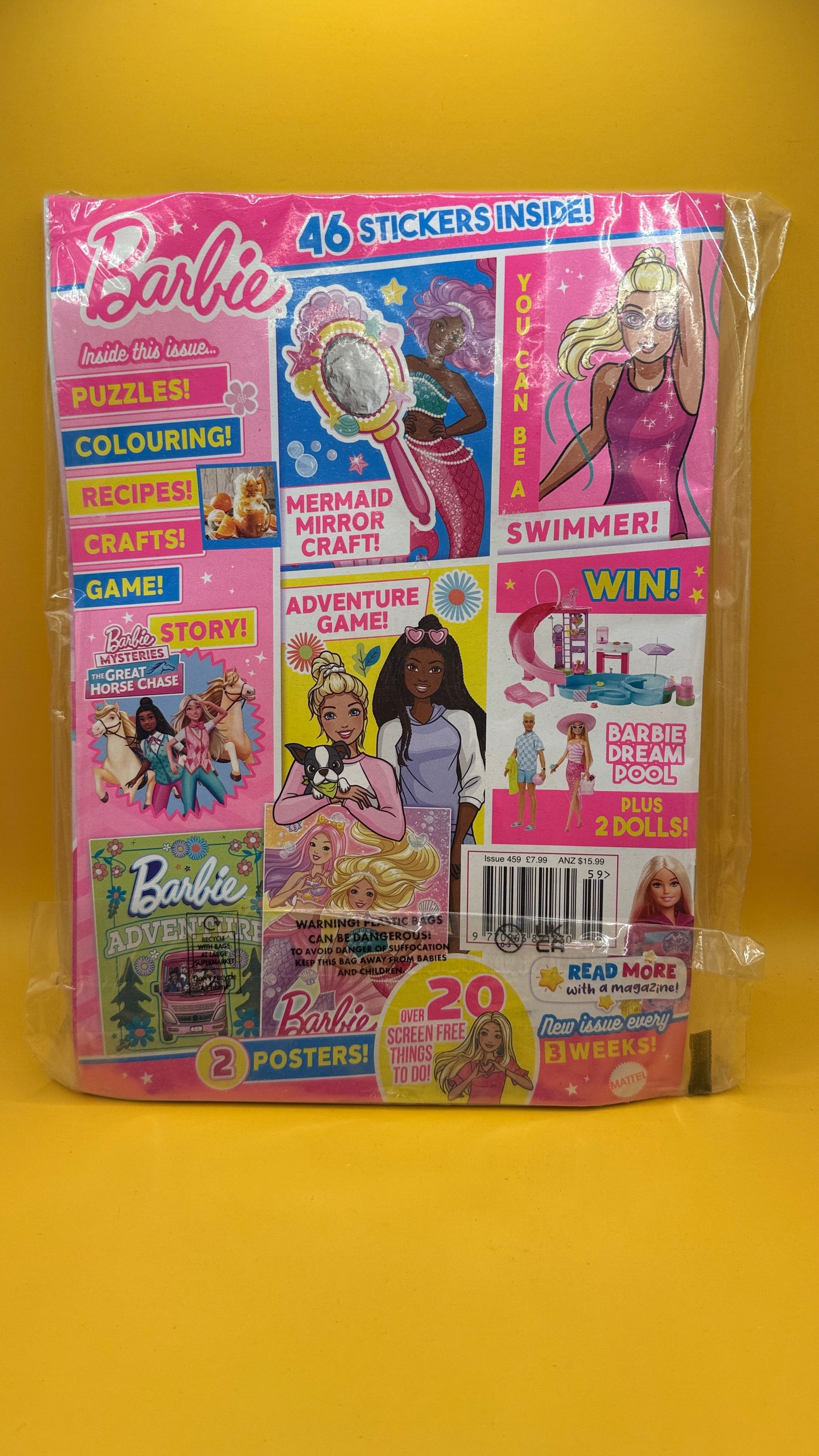 Barbie Magazine Gift Set with Stationery by Barbie