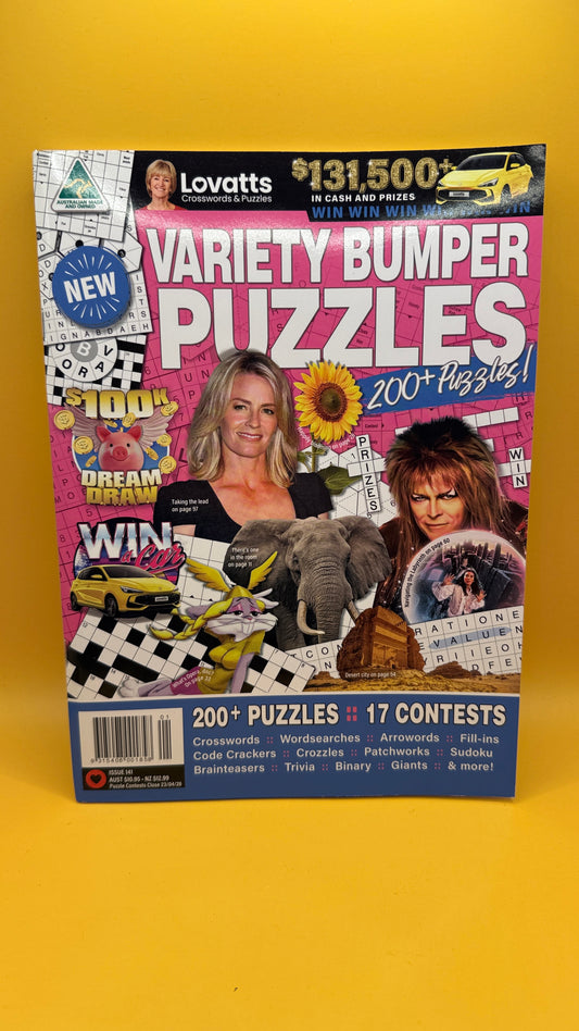 Lovatts Variety Bumper Puzzles Issue 141 by Lovatts