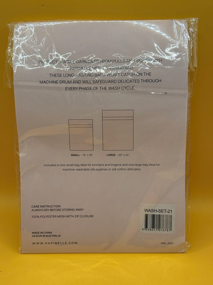 Papinelle Mesh Washing Bags 2 Pack