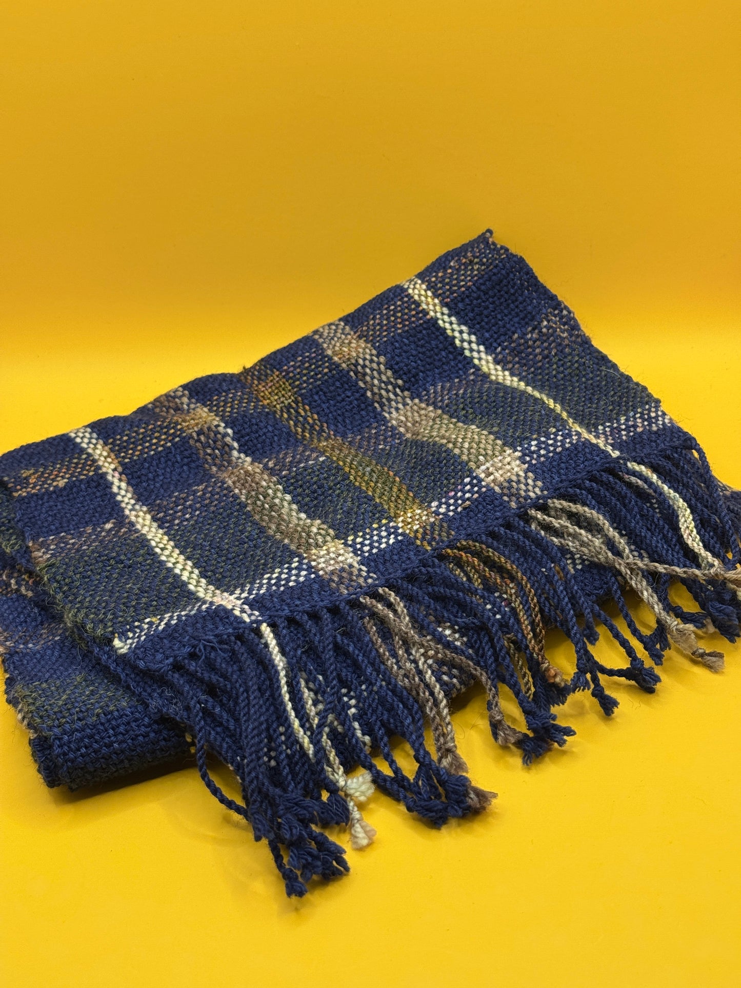 Tartan Plaid Fringe Scarf