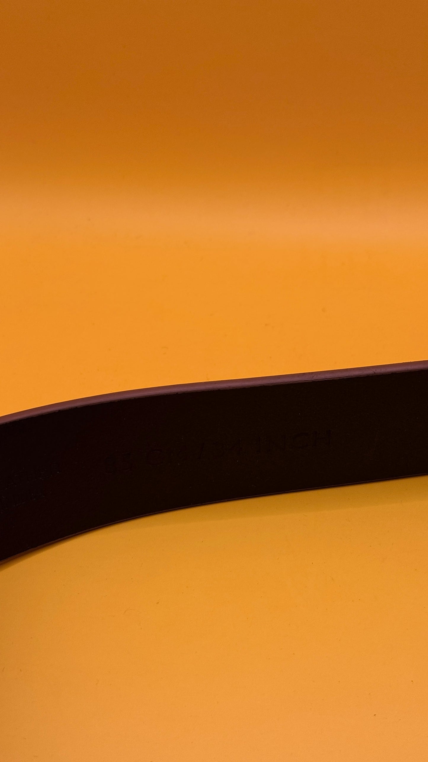 Tommy Hilfiger Brown Leather Belt Size 85