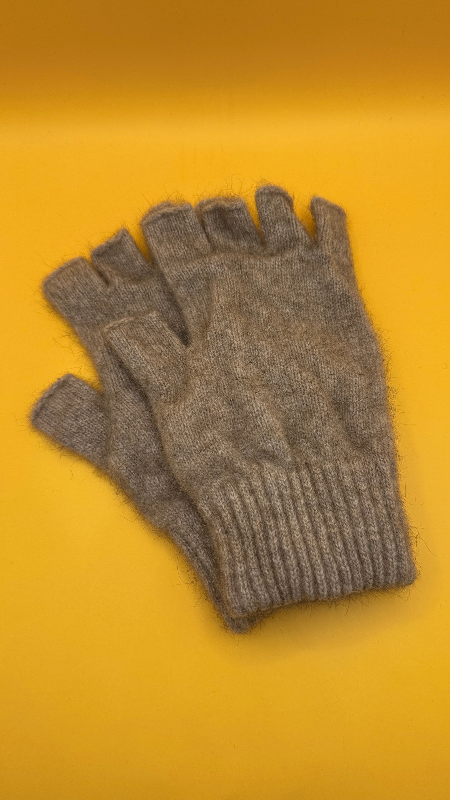 Possum Merino Fingerless Gloves