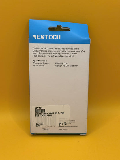Nextech DisplayPort to VGA Converter WQ7431