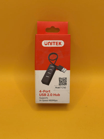 Unitek USB-A 2.0 4-Port High-Speed Hub Y-2140