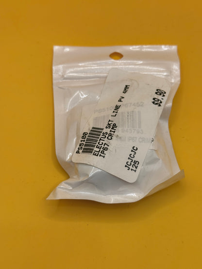 Electus IP67 4mm PV Line Plug Crimp Connector