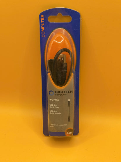 Digitech USB 2.0 Extension Cable 0.5m