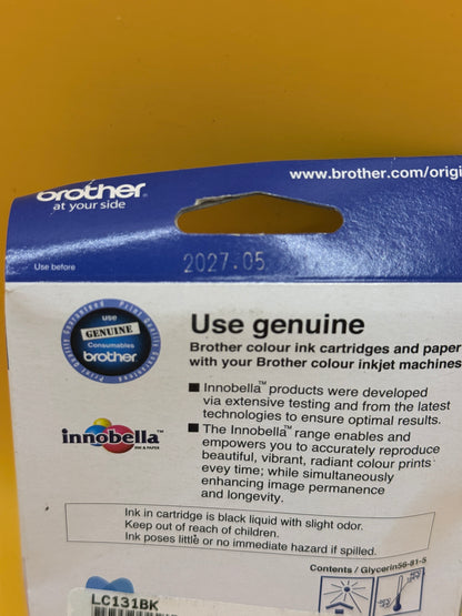 Brother LC131 Genuine Black Ink Cartridge