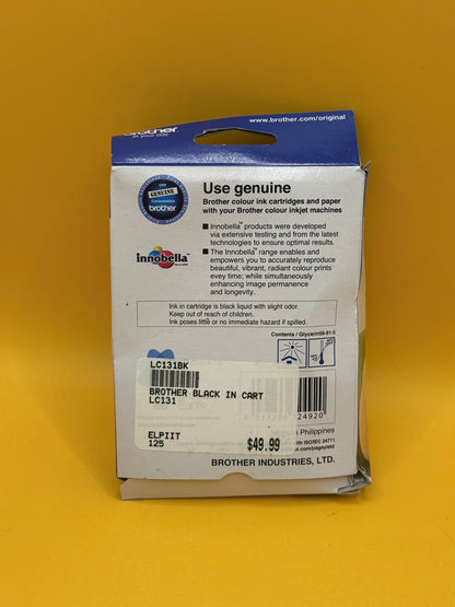 Brother LC131 Genuine Black Ink Cartridge