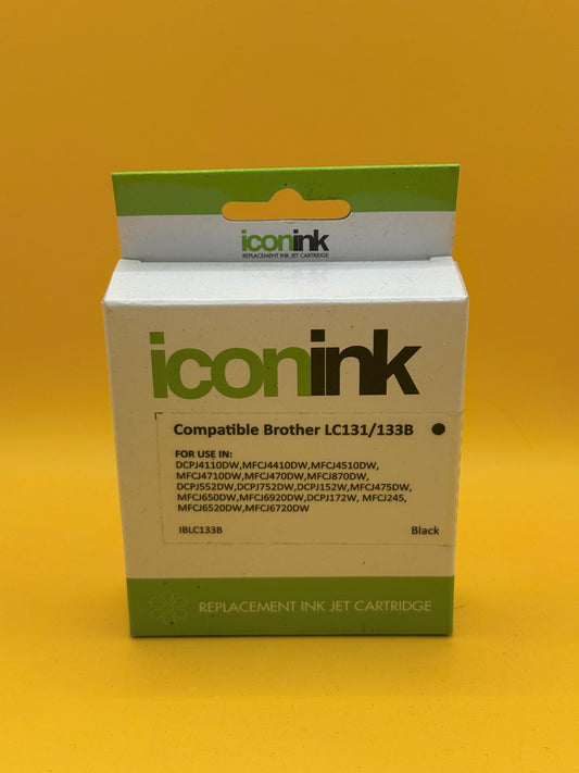 Icon Ink Brother LC131/133 Compatible Black Ink Cartridge