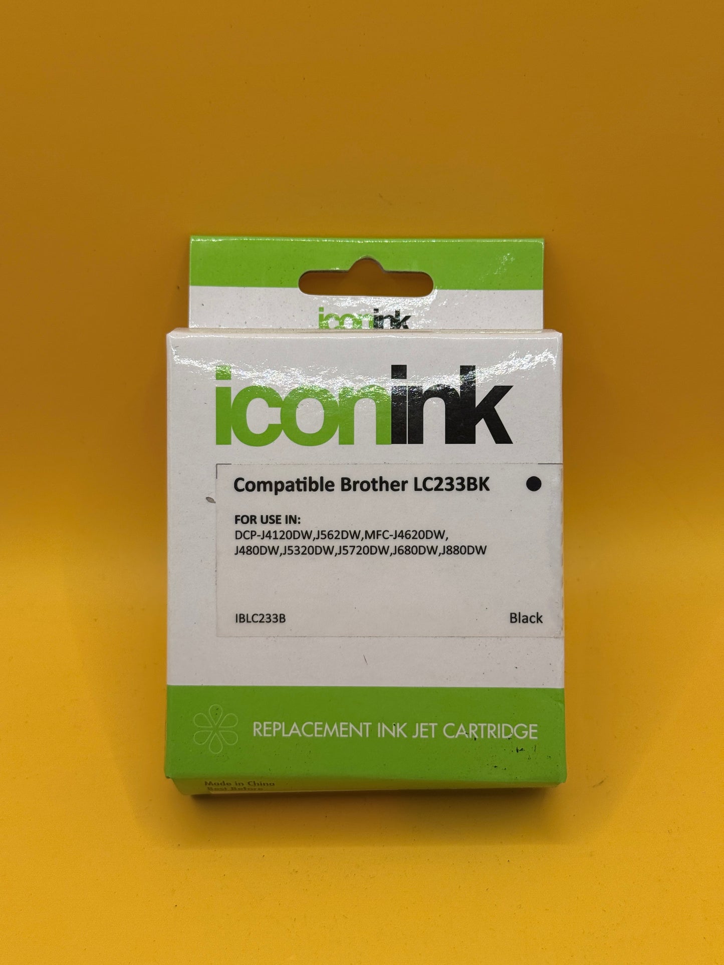 Icon Ink Brother LC233 Compatible Black Ink Cartridge