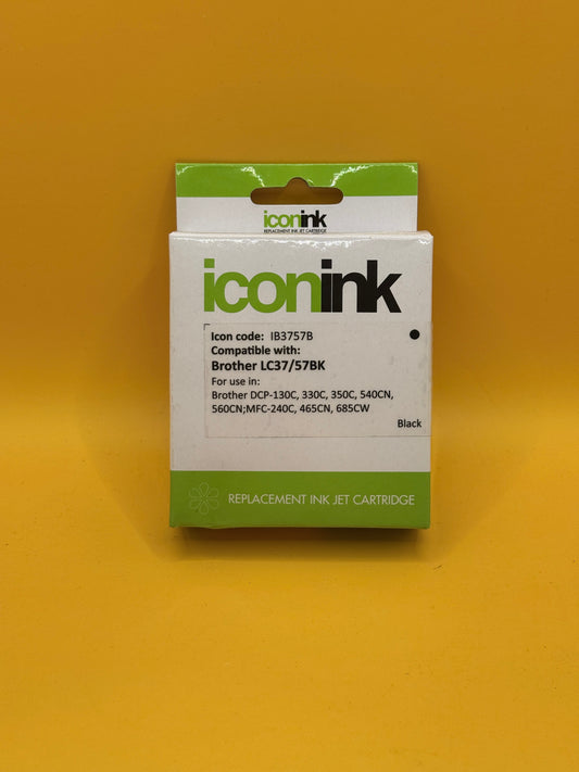 Icon Ink Brother LC37/57 Compatible Black Ink Cartridge