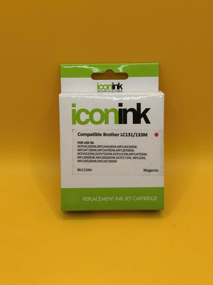 Icon Ink Brother LC131/133 Compatible Magenta Ink Cartridge