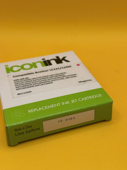 Icon Ink Brother LC131/133 Compatible Magenta Ink Cartridge