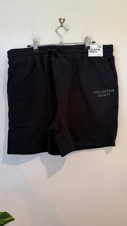 Collective Society Black Fleece Shorts Size XXL