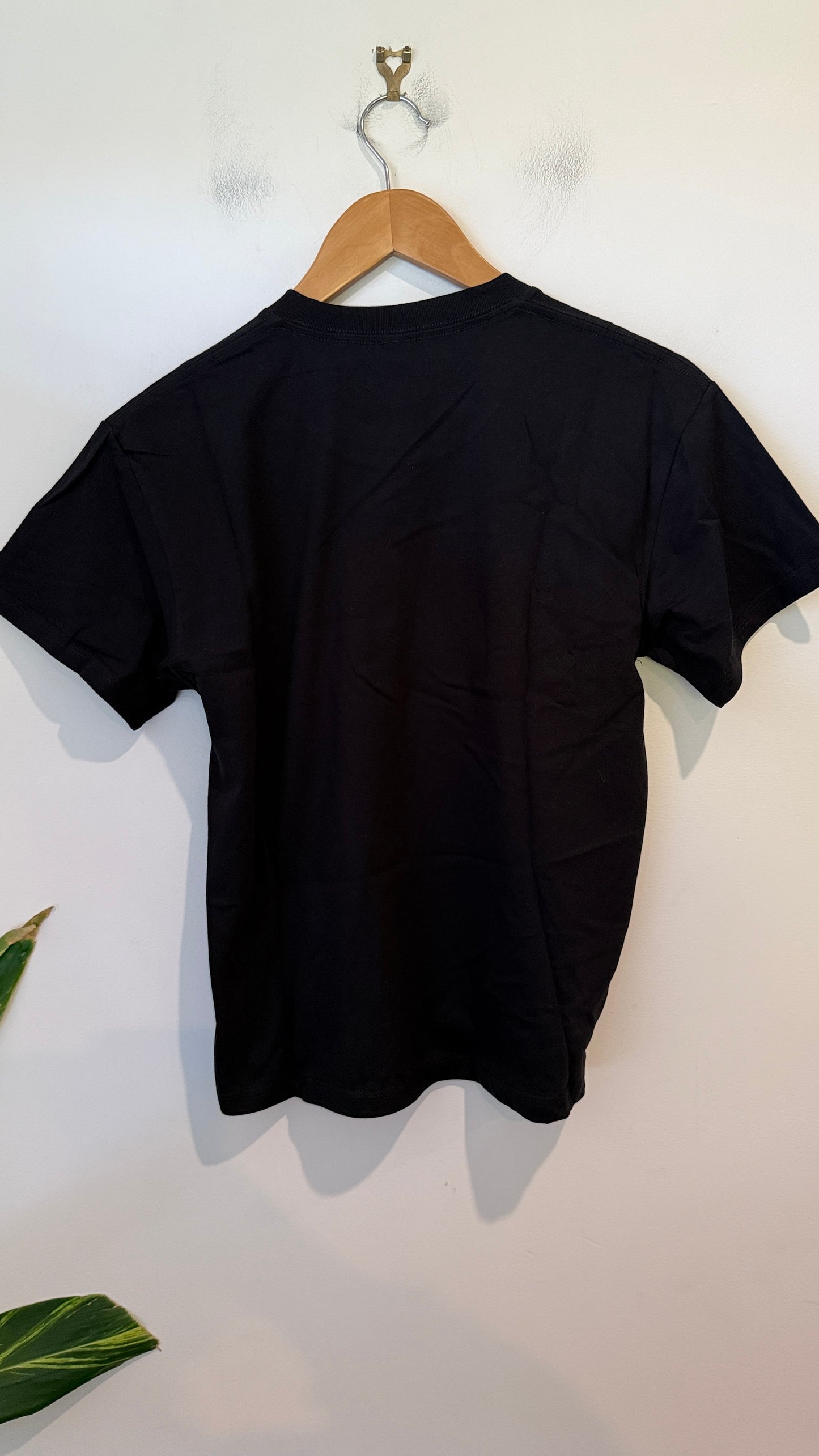 Boys Black Rabbit Graphic T-Shirt Size 160 (10-12)