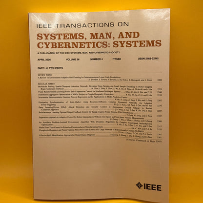 IEEE Transactions on Systems, Man, and Cybernetics: Systems Volume 56 No. 4 by IEEE