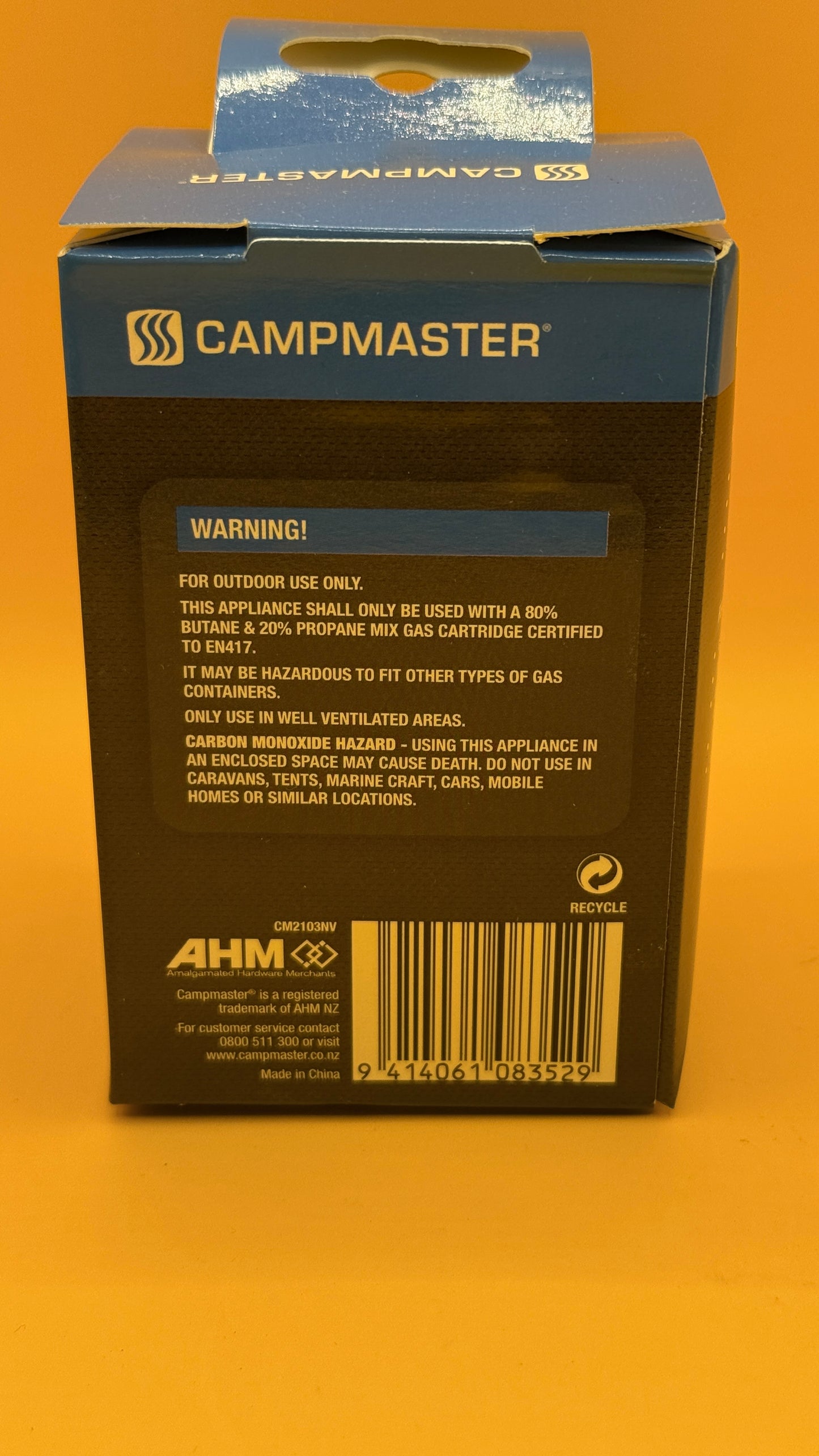 Campmaster Lightweight Butane Gas Stove