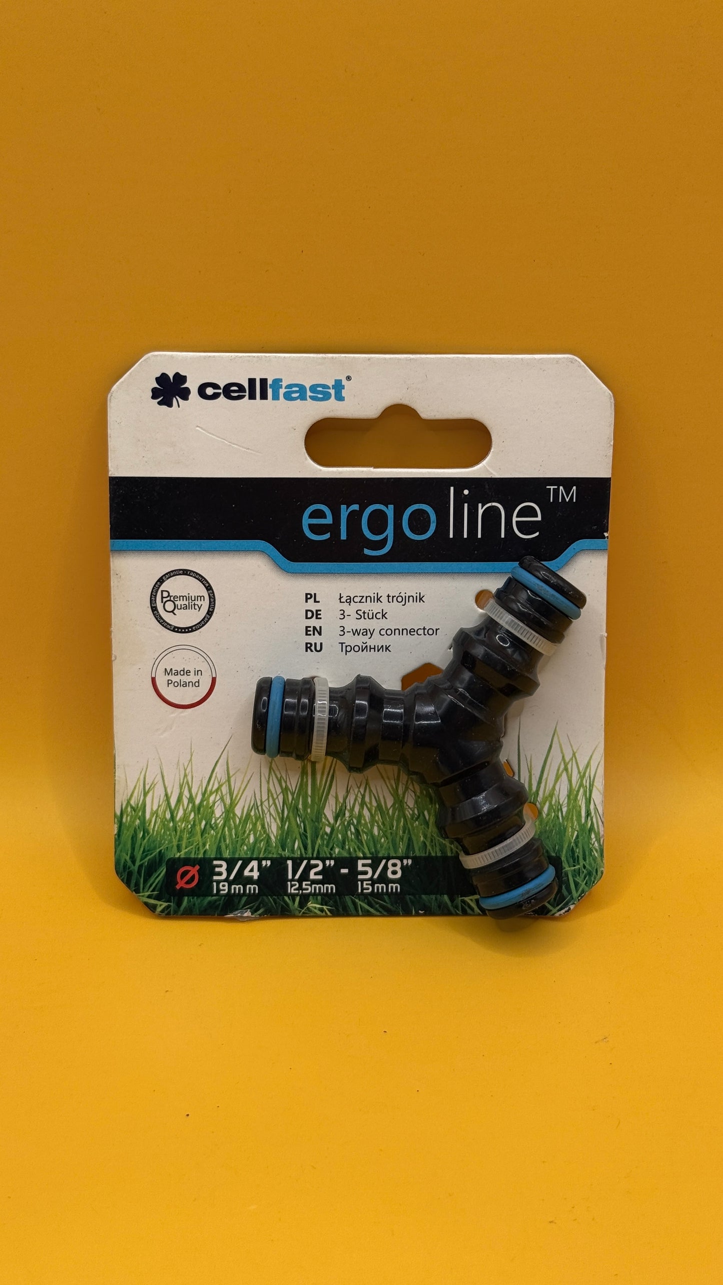 Cellfast Ergoline 3-Way Hose Connector