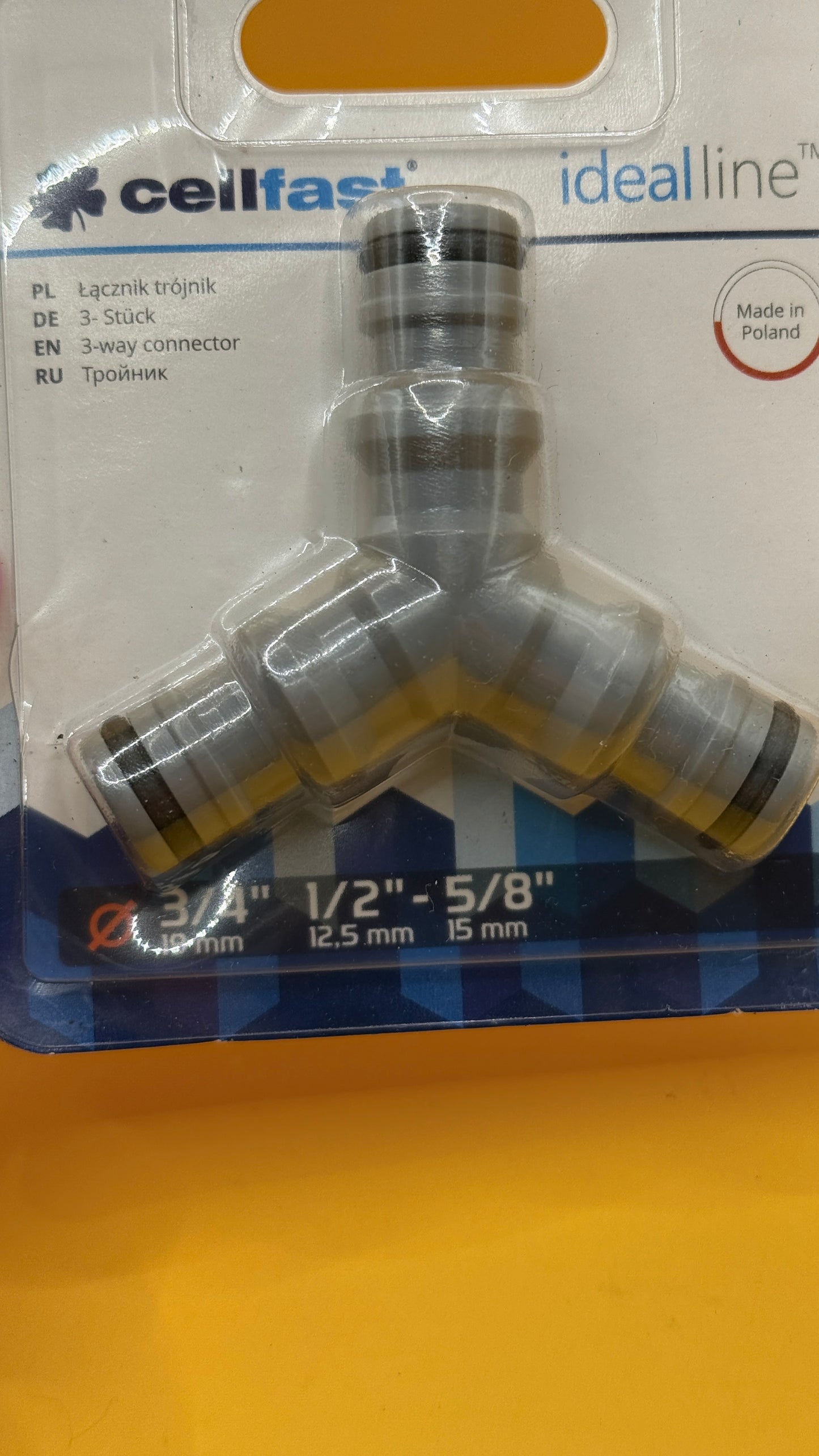 Cellfast Idealline 3-Way Hose Connector