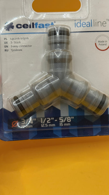Cellfast Idealline 3-Way Hose Connector