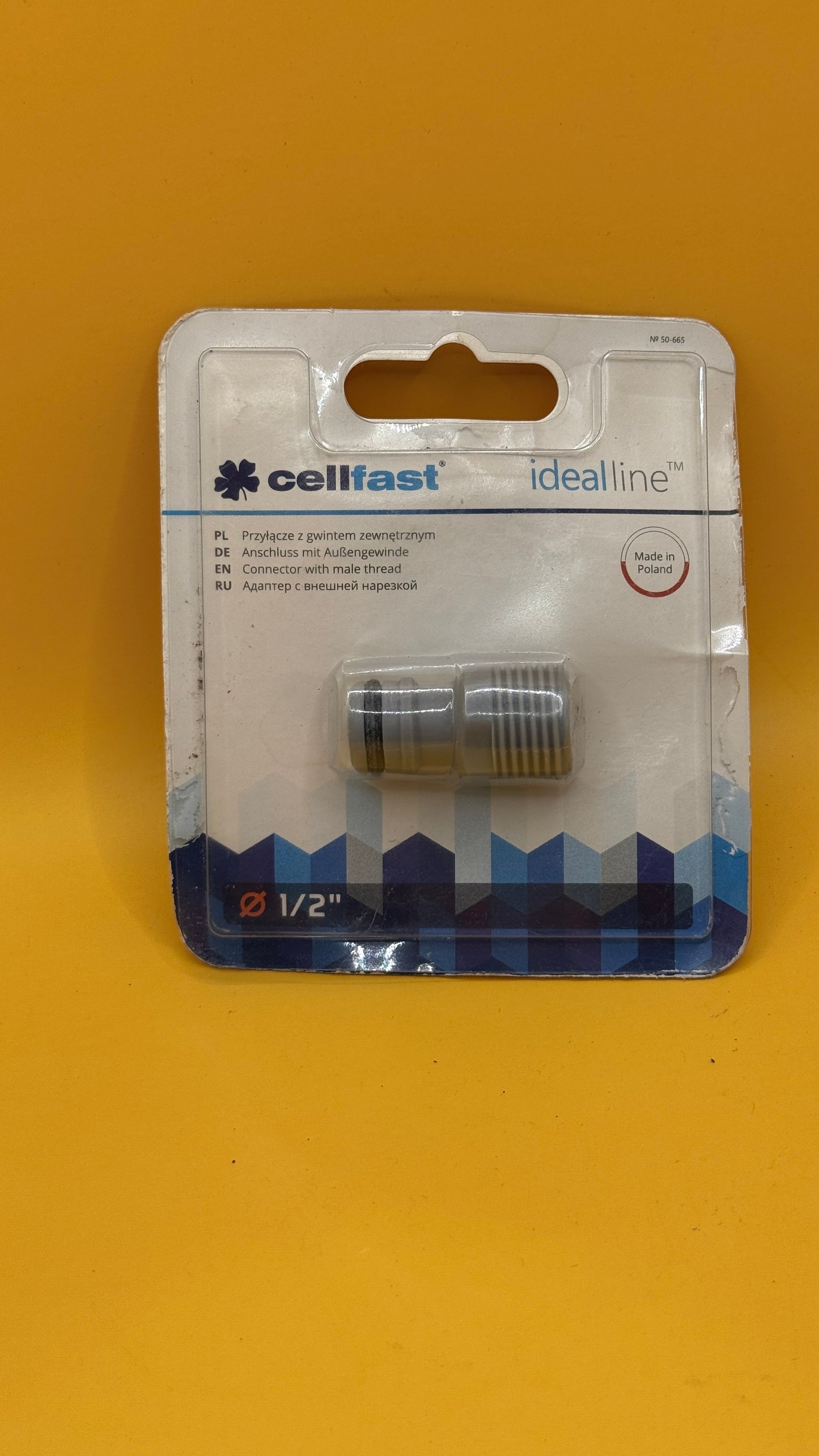 Cellfast Idealline 1/2in Male Thread Hose Connector
