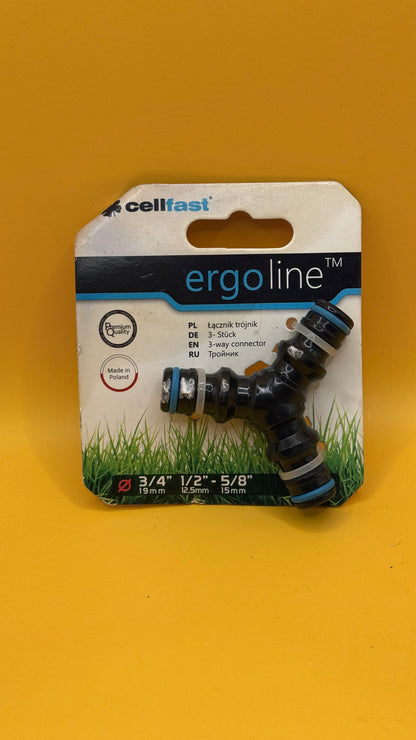 Cellfast Ergoline 3-Way Hose Connector